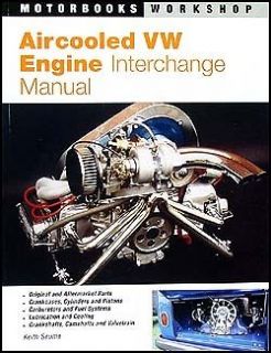 Aircooled VW Engine Parts Interchange Manual Volkswagen 1100 1200 1600