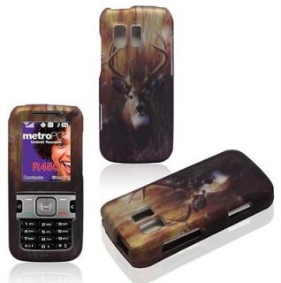 2D Buck Deer Dgn Samsung Straight Talk R451c Case Cover Hard Snap on