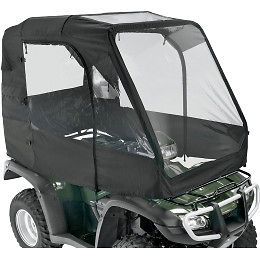 BLACK DELUXE ATV CAB ENCLOSURE HONDA YAMAHA POLARIS KAWASAKI SUZUKI