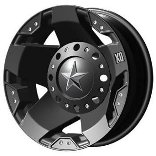 17x6 Black XD XD775 Dually Rear Wheels 8x6.5  94 GMC CK 2500/3500