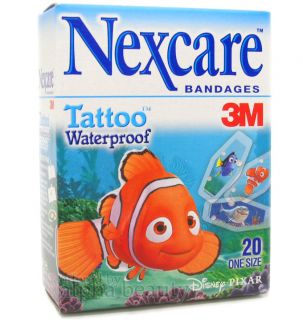 3M NEXCARE x Disney PIXAR Tattoo Waterproof Impermeables Bandage (20