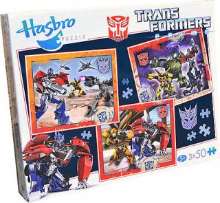 NEW TRANSFORMERS 3 X GREAT AUTOBOT FUN PUZZLES JIGSAW PUZZLE GAME FOR
