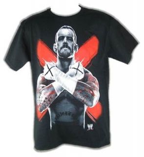 CM Punk Cross Fists WWE T shirt Boys Juvy Youth