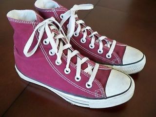 Vintage CONVERSE All Star Red High Top Shoes Sneakers Mens Kicks 5.5