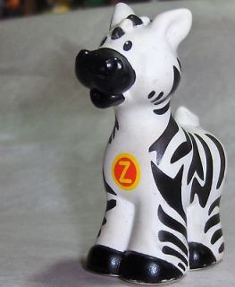 Price Alphabet Zoo Animal Letter Z z Zebra Toy PVC Figure ABC FPLP