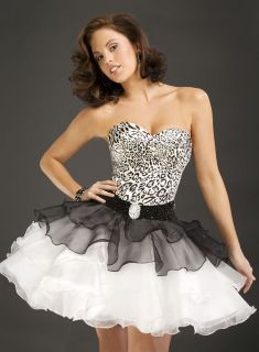 Organza Sweetheart Homecoming Cocktail Formal Evening Party Graduation
