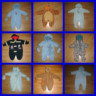 VARIOUS BABY BOYS SNOWSUITS/SNOW SUITS/COATS ALL AGES YOU CHOOSE