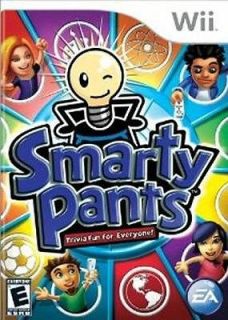 Pants Trivia Fun Quizzes Game Show Style Wheel Collect Points Wii NEW