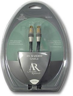 ACOUSTIC RESEARCH PR120 HOME THEATER 3 FOOT S VIDEO CABLE SILVER