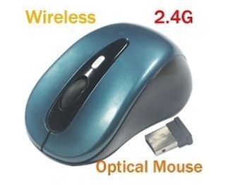 MINI Blue 2.4G Optical Wireless Cordless Mouse USB for PC Laptop Acer