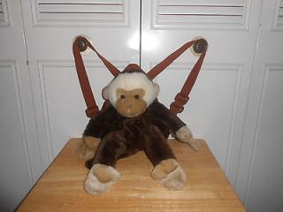 Monkey Plush Backpack Bag Child Ages 3 and up, Plushland, Must See