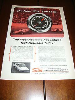 Super Tach Tachometer Original OLD AD CMY STORE 4MORE 5+ FREE SHIP