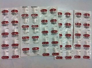 50 Tablets Tylenol Paracetamol 500mg OTC Drug From Thailand