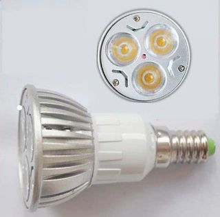 E14 LED Cool White 3W 3x1W DOWN LIGHT BULB Energy Saving 85 265V AC