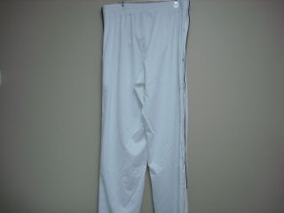 NIKE AIR MAX WHITE SWEAT PANTS TRACK XXL SNAP BUTTON SIDES ANNIVERSARY
