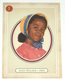 RETIRED~COMPLE TE AMERICAN GIRL ADDY TRADING CARDS