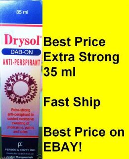 * 35ml DRYSOL EXTRA STRONG anti perspiran t DAB ON *privite