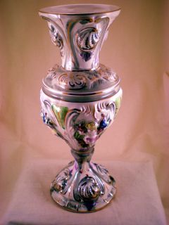 ELPA Alcobaca vase, made in Portugal, all original 11 tall, stunning