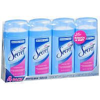 Secret® Invisible Solid 4 pk antiperspirant deodorant 2.7 oz each