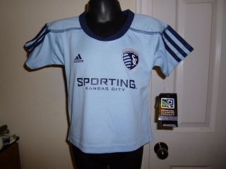 Adidas MLS Sporting Kansas City Infant Soccer Jersey NWT 12 Months