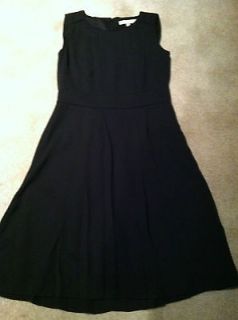 Banana Republic Black Sleeveless Pleated Dress size 10 NWT new