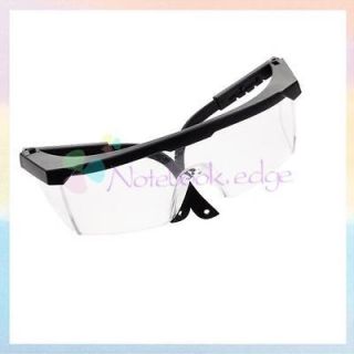 Glasses Protective Eyewear Protection Adjustable Lens Black Frame