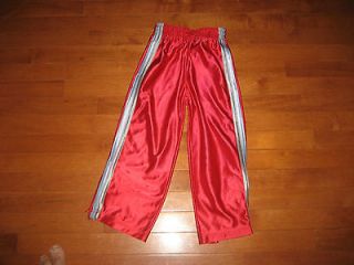 Athletach children boys size 4T 5T 100% polyester sweatpants red