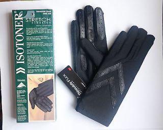 Isotoner Women Classic Thinsulate Lined Stretch Winter Gloves Black
