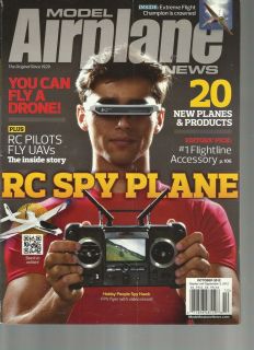 MODEL AIRPLANE NEWS, OCTOBER, 2012 ( YOU CAN FLY A DRONE  ) RC SPY