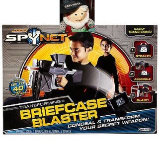 NEW Real Tech SPYNET Briefcase Blaster Transforming Dart Gun SPY NET
