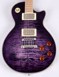 Agile AL 3110 Purple Quilt MN Electric Guitar w/Free EGC 300Case