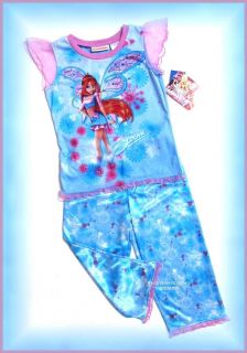 Winx Club Dolls Girls 2 pc Slinky PJ Pajama Sleepwear w BLOOM Fairy