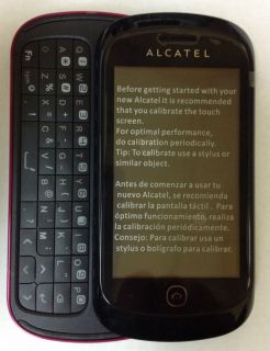 Alcatel One Touch OT 888D   Mistery Pink (Unlocked) Cellular Phone