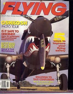 Flying Magazine 11/95 Oshkosh Rotorway Exec 162F Bonanza V Tail