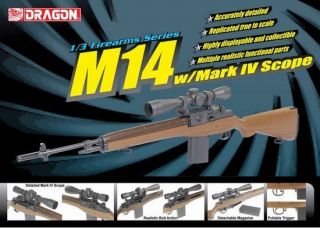 Dragon 1/3 M14 Rifle w/Mark IV Scope DML1311