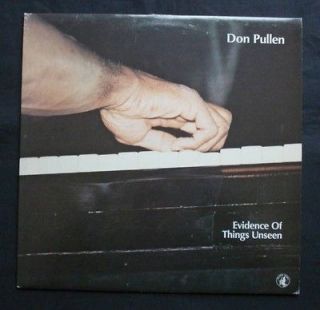 DON PULLEN Evidence of things unseen LP Italy Black Saint Original
