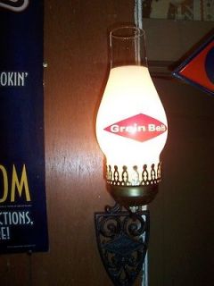Vintage Grain Belt Beer Lighted Sconce Glass,Sign 