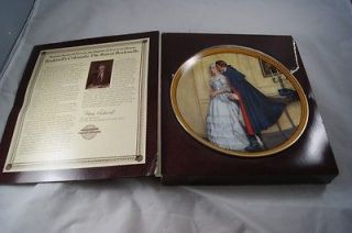Norman Rockwell 1986 Collectable Plate The Unexpected Proposal RARE
