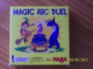 Newly listed HABA ABC Magic Duel mini game