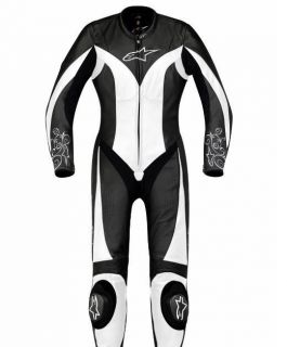 Alpinestars Stella Anouke One Piece Race Suit Black/White Size EU 46