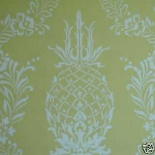 12sr Pineapple Stencil Handprinted Waterhouse Designer Wallpaper