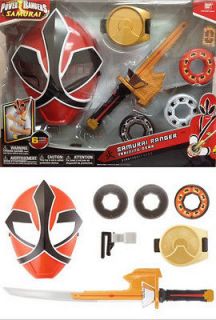 Power Rangers SAMURAI RANGER TRAINING Gear Mask Sword Disc ~NEW~