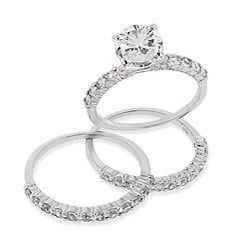 DIAMOND ENGAGEMENT RING SET SZ 11 OR 12 + GIFT SEE STORE FOR ALL SALES