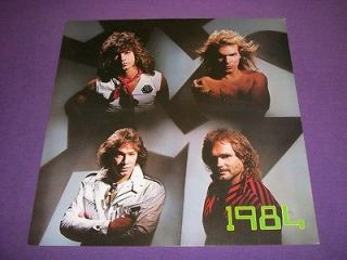 Van Halen   1984   Rare Warner Bros. Records Promo Poster   12 x 12