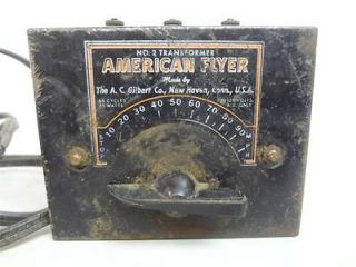 Vintage American Flyer No 2 Transformer AC Gilbert New Haven CT USA AC