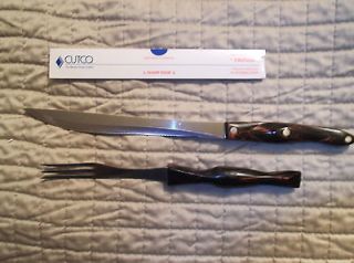 CUTCO 1726 Fork 1723 9 Carver Classic Knife Set Double D Edge Factory