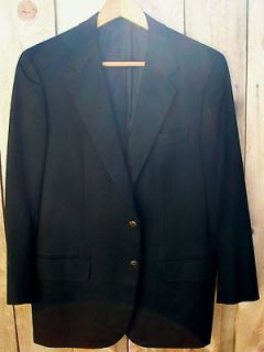 BRIONI for Battaglia Black Wool Mens Sport Coat Blazer Jacket 38 40