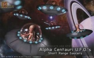 NEW Pegasus Hobbies 1/32 Alpha Centauri UFO (2) 9102 NIB
