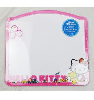 Messenger Board HELLO KITTY NEW Sanrio White & Pink Toys Magnet Memo