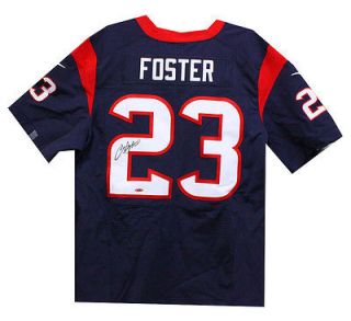 FOSTER SIGNED AUTHENTIC NIKE ON FIELD TEXANS JERSEY TRISTAR #7158644